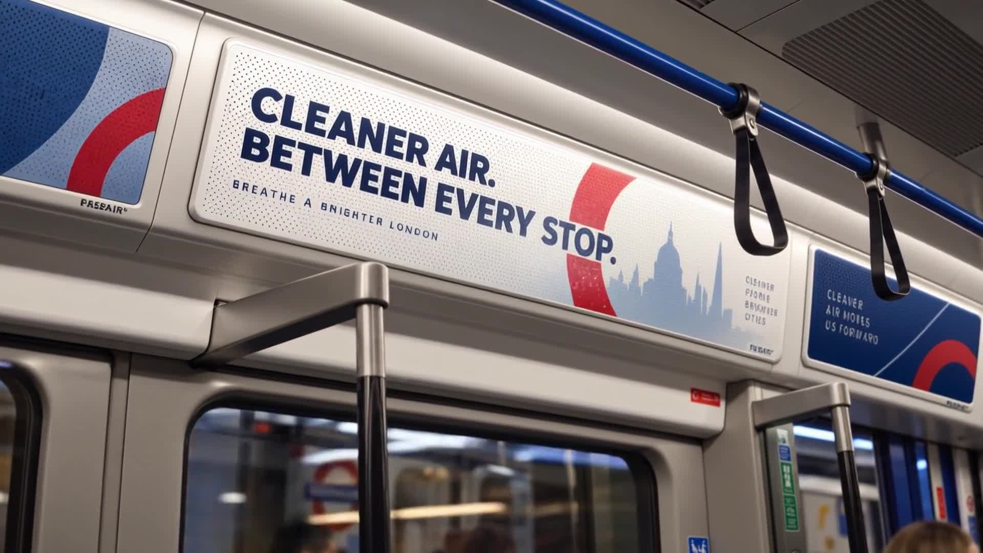 air.cleaning interior concept for public transport